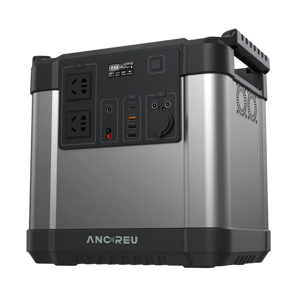 Ancreu G2000 2000W Outdoor Lipower Power Station Lithium Battery Portable Solar Charging Station Generator