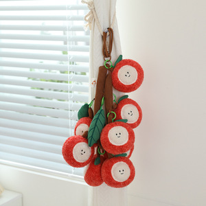 Colgantes <span class=keywords><strong>de</strong></span> Peluche con Temática <span class=keywords><strong>de</strong></span> Frutas (Uva, Lichi, Tomate) para Bolsos y Llaveros, Rellenos <span class=keywords><strong>de</strong></span> Algodón PP, Regalos Perfectos para - Product Image 5