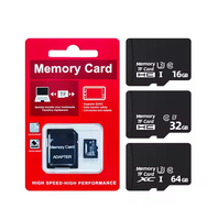 64GB 32GB Mini tarjeta SD 4K grabación A1 velocidad V10 velocidad TF tarjeta Compatible para DVR 2GB 512MB 128MB capacidad seguridad plástica