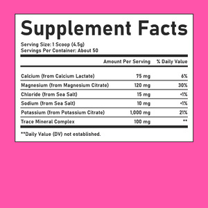 Electrolytes Help Your Water Do More Electrolytes <b>Powder</b> Potassium <b>Magnesium</b> Workout Electrolyte Replenish Mix - Product Image 6