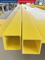Perfil de Pultrusión de Plástico Reforzado con Fibra de Vidrio, Tubo Cuadrado Personalizado, Acero Angular, Viga en I, Correa Japonesa, Perfil de Pultrusión Manual para Construcción