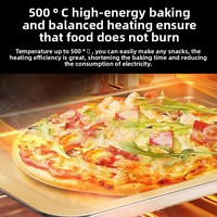 Four à pizza électrique commercial double couche Jia Si Te EP-1 avec fond en briques pour la cuisson de gâteaux et de tartes aux œufs, garantie 1 an