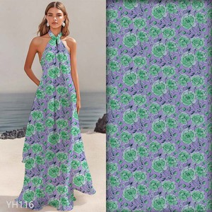 Venta Directa de Fábrica, Tela de Poliéster 100% con Estampado Digital de Flores para Ropa de <span class=keywords><strong>Mujer</strong></span>, Tela de Moda para Vestidos <span class=keywords><strong>Mango</strong></span> - Product Image 6