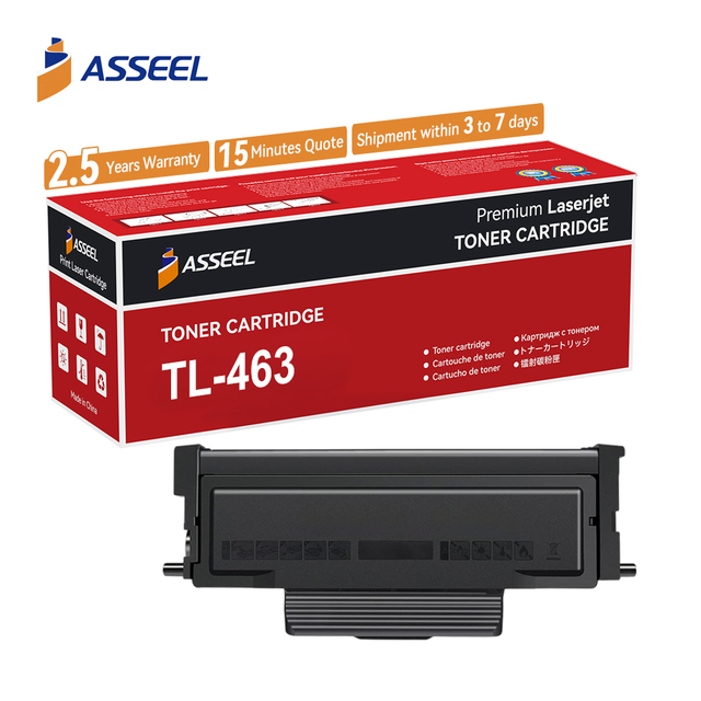 ASSEEL Printer Cartridge TL463 TL-463 TL463H TL463X Black Compatible High Quality Toner Supplier with Pantum P3301DN/P3302DN