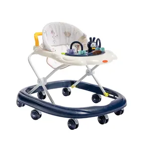 New style baby walker with push-handle anti rollover front doll