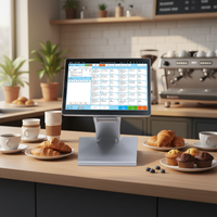 Vente directe usine Terminal de point de vente Android multi-CPU avec lecteur de codes-barres et fonction de comptage d'argent, Modèle S21, Garantie 1 an