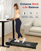 Tapis roulant compact pour la marche sous le bureau, pour la maison et le bureau, avec télécommande
