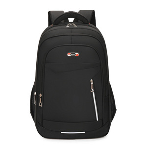 <b>Large</b> <b>Capacity</b> Business <b>Backpack</b> For Men With Laptop Compartment Black Solid Color Summer 2023 - Product Image 1
