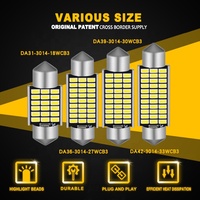 Ampoules LED JIACHI C5W Canbus sans erreur 39mm 30SMD 3014 pour intérieur de voiture et plaque d'immatriculation, blanc 6000k-6500k 12V 2.8W
