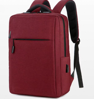Sac à dos unisexe personnalisable pour ordinateur portable, en polyester imperméable, avec fonction USB, fermeture éclair, tissu Oxford, ceinture à coussin d'air, cadeau d'affaires