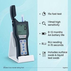 <span class=keywords><strong>Hygiena</strong></span> SystemSURE Plus ATP Hygiene Monitor, testeur de bactéries portable avec écouvillons ATP UltraSnap AquaSnap - Product Image 2