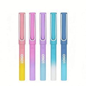 Customized High-Capacity <b>Roller</b> Ball Pen New Gradient Promotional Gifts Plastic Personalized Business Medical Pens Gel <b>Ink</b> - Product Image 1