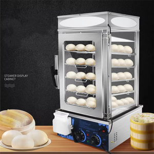 Vitrina Eléctrica Comercial para Calentar y Exhibir Productos al Vapor: Panecillos, Mantis y Dumplings - Product Image 3