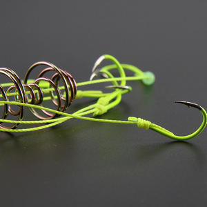 Juego de Anzuelos de Pesca Aohu Explosion Hook, 10 Anzuelos Fluorescentes para Pesca en Agua Salada, Anzuelos Múltiples de Acero con Alto Contenido de Carbono - Product Image 4