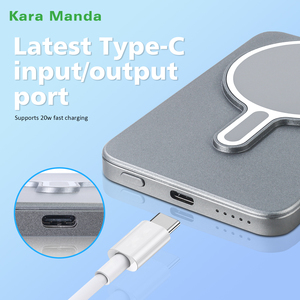 קארה מנדה בטוח מיני <span class=keywords><strong>5000mah</strong></span> כוח בנק אלחוטי תשלום מהיר pd 20w בנק כוח נייד עבור חבילת סוללה iPhone - Product Image 3