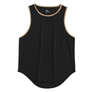 Gilet d'été léger pour <span class=keywords><strong>homme</strong></span>, coupe ample, à manches courtes, sportif, antibactérien, en polyester, pour la course et le fitness, couleur unie - Product Image 3