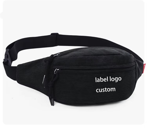 <span class=keywords><strong>Riñonera</strong></span> de <span class=keywords><strong>Pana</strong></span> OEM para Viaje Cruzada al Pecho Estilo Retro para Exteriores y Deportes, Bolso de Cintura Personalizado, Práctico Bolso para Cadera - Product Image 2