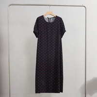 Robe d'été en coton pour femme, fine, en coton artificiel, élégante, mi-longue, ample, pour la maison, la plage, les vacances