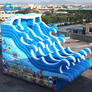 Quảng Châu nhà sản xuất Bán buôn giá tùy chỉnh nước vui chơi giải trí công viên thiết bị Lớn <span class=keywords><strong>Inflatable</strong></span> hồ bơi trượt cho người lớn - Product Image 3