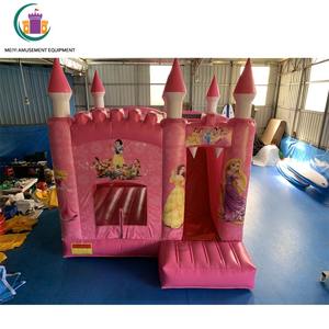 <span class=keywords><strong>Castillo</strong></span> <span class=keywords><strong>de</strong></span> salto inflable con temática <span class=keywords><strong>de</strong></span> princesa blanca hermosa con accesorio económico tobogán para alquiler - Product Image 2