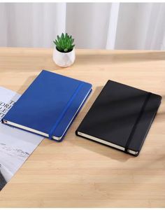 Promotion Gift A4 A5 Promotional A6 Embossed Logo Leather <b>Notebook</b> <b>Dotted</b> Inner Page Binding Elastic Strap for Business - Product Image 4