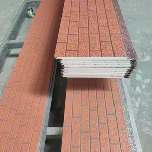 Paneles de Pared Fluorescentes Metálicos Aislados con Espuma de PU de 16 mm, Certificados CE ISO, Ignífugos, Ecológicos, Prefabricados para Interiores de Edificios - Product Image 3