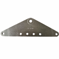 Plaque de connexion triangulaire L-12-100/500, plaque de liaison en acier de 6,2 kg pour raccordement de ligne de transmission aérienne