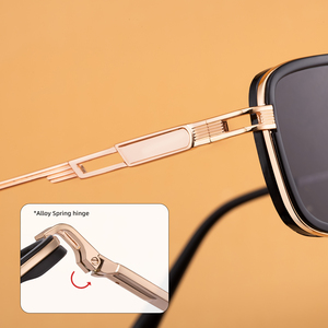 Occhiali da <span class=keywords><strong>Sole</strong></span> Partagas all'Ingrosso, Design alla Moda con Logo Personalizzato, Montatura Rettangolare con Cerniera a Molla, Protezione UV400 per Uomo - Product Image 2