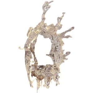 Modern Creative Water Splash <b>Vanity</b> <b>Mirror</b> Ambiance <b>Lighting</b> Decorative Wall Lamp for Hotel/Villa Entryway Living Room - Product Image 3