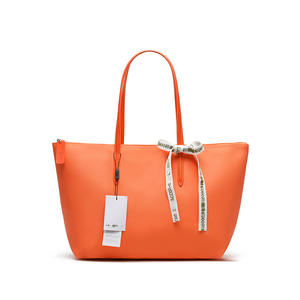 กระเป๋าสะพายไหล่สำหรับผู้หญิงทรงขนมจีบแบบถือขนาดความจุขนาดใหญ่กระเป๋าช้อปปิ้งของผู้หญิงจระเข้ฝรั่งเศสแนวนอนขนาดใหญ่ดีไซน์เนอร์ - Product Image 1