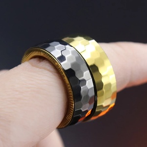 Anneau à cliquet réglable en acier inoxydable, jouets haptiques anti-stress personnalisés, spinner mécanique en métal durable, fidget spinners - Product Image 4