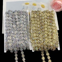 Accessoires de vêtements de scène strass en plastique dentelle couture bricolage Costume ethnique bandeau robe créative brillant cristal diamant garnitures