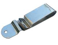 Clip de ceinture Offres Spéciales OEM personnalisé en tôle siège à ressort de sécurité étui à ressort avec trou