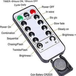 Guirlande lumineuse LED pour fenêtre 3*1 3*2 3*3m, 8 modes, alimentée par USB, étanche, pour extérieur IP44, pour Noël, chambre à coucher - Product Image 4