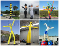 Danseur de ciel gonflable publicitaire en forme de mouton, animal gonflable