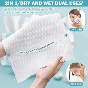 Biodegradable Multi-Purpose Household Pure Cotton Facial Soft Packed Tissue Face <b>Towel</b> Disposable Face <b>Towels</b> Skincare - Product Image 4