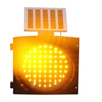 Vente en gros d'usine : Feux clignotants solaires jaunes à commande lumineuse, feux de signalisation, feux clignotants pour les croisements routiers