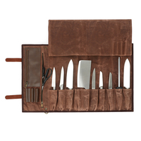 Portable personnalisé OEM/ODM stockage d'outils étanche cuisine outil couteau rouleau sac ciré toile sac à outils