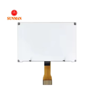 Modul LCD FSTN COG12864-F 128*64 Dot Matrix dengan Backlight Putih, Driver ST7565R, 3V Transflektif