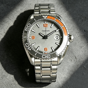 Luxury OMEGAT Men's Sport <strong>Orange</strong> Classic <strong>Dive</strong> Night Light Calendar Commuting Outdoor Fully Automatic Mechanical <strong>Watch</strong> - Product Image 6