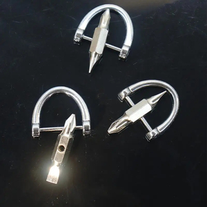 A0528 Porte-clés tournevis multifonction, outil de réparation, tournevis cruciforme et plat, gadget de poche, outils de démontage de vis - Product Image 2