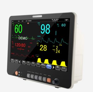 Moniteur ECG à grand écran de 15.6 pouces moniteur patient multiparamètre test ecg avec pression artérielle automatique Elettrocardiogramma - Product Image 4