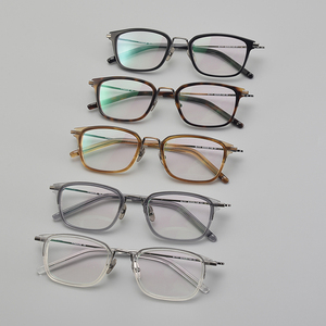 2024 kacamata bingkai optik Titanium murni tinggi kacamata berkualitas bagus untuk pria dan wanita bingkai kacamata Titan <span class=keywords><strong>M</strong></span>-111 - Product Image 3