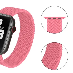 Coolyep Tùy Chỉnh Nhà Thiết Kế Bện Nylon Correa Thông Minh Ban Nhạc Đồng Hồ Dây Đeo Tương Thích Cho Applewatch