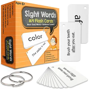 Tarjetas de aprendizaje de multiplicación para niños, tarjetas Flash personalizadas de alta calidad, educativas, gran oferta - Product Image 6