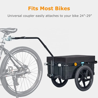 Remorque pliable à bagages pour vélo, chariot de remorquage