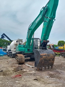 รถขุดโคเบลโก้ SK210 LC ขนาด 20 ตัน มือสอง อุปกรณ์ก่อสร้างสำหรับงานหนัก เครื่องยนต์คัมมินส์ ระบบไฮดรอลิกคาวาซากิ ENERPAC - Product Image 4