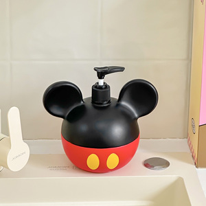 Bouteille à presser en forme <span class=keywords><strong>de</strong></span> champignon Mario <span class=keywords><strong>de</strong></span> <span class=keywords><strong>dessin</strong></span> <span class=keywords><strong>animé</strong></span>, avec un design ressemblant à la figurine <span class=keywords><strong>de</strong></span> <span class=keywords><strong>Mickey</strong></span>, pour désinfectant pour les mains et gel douche - Product Image 4