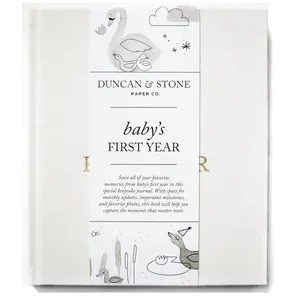 Buku catatan bayi menerbitkan jurnal kehamilan sampul keras termurah layanan cetak buku memori tumbuh bayi