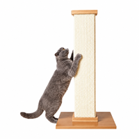 Grand arbre à chat de style romain avec griffoir en sisal, jouet pour affûter les griffes et soulager les démangeaisons, et lit pour chat 60023023, Fournitures pour animaux de compagnie en gros
